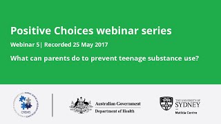 What can parents do to prevent teenage substance use?