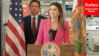 JUST IN: Ron And Casey DeSantis Highlight Cancer Research At Florida International University