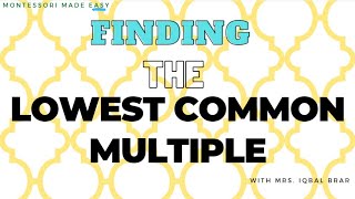 Finding the Lowest Common Multiple (LCM) between 10 and 25!