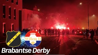 Brabantse Derby | NAC Breda vs. Willem II Tilburg | amazing Pyro, Fireworks and Choreo