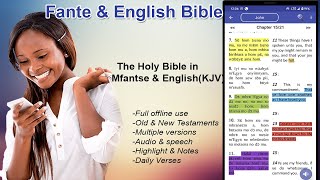 Fante & English Bible Offline App - With Audio