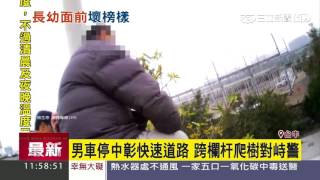 官司纏身遭父指責　男開車途中跳樹尋短│三立新聞台