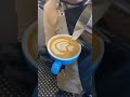 cappuccino in a blue cup cappuccino coffee latteart coffeelover