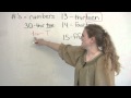 English Pronunciation: How to pronounce numbers