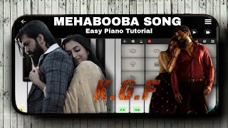 Mehabooba Song | KGF Chapter 2 | Easy Piano Tutorial | Rocking Star Yash | NRK Music's | KGF 2