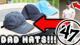 THE BEST DAD HATS!?!?! (47 BRAND HATS REVIEW!!!)