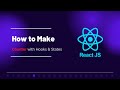 How to Create a React Counter with Hooks & States | React Tutorials