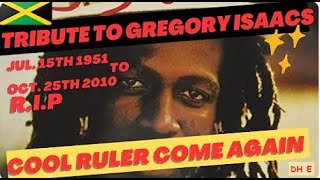 TRIBUTE TO GREGORY ISAACS - DANCEHALL ECHO SUR ALIGRE FM 93.1