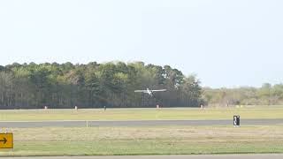 Lower Township Chamber of Commerce Business to Community Night Banner Plane Take Off Demonstration