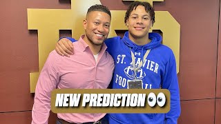 🚨 NEW prediction logged for Notre Dame to land four-star recruit | Transfer portal thoughts