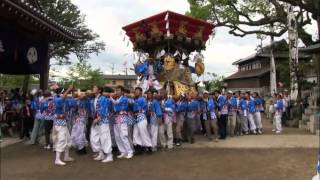 平成24年 御坂神社春祭り  窟屋屋台境内練り