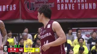 川崎ブレイブサンダースvsサンロッカーズ渋谷｜B.LEAGUE QUARTERFINALS 2016-17 GAME1Highlights｜05.13.2017 プロバスケ (Bリーグ)