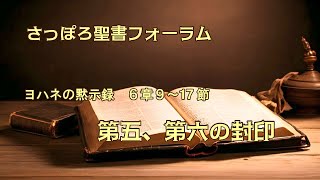 ヨハネの黙示録シリーズ　第14回　6章9〜16節「第五、第六の封印」