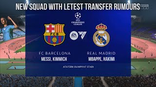 FIFA 23 - FC Barcelona vs Real Madrid|| UEFA Champions League Final || Letest Transfer Rumours