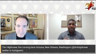 Tim Hightower fmr Arizona Cardinals NFL, Executive Washington Commanders, Author Dream Worth...