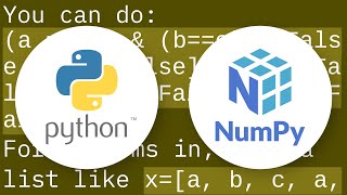 Python: Elementwise comparison of same shaped arrays