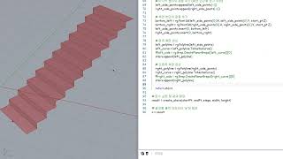 Linear 3D Stair [ AI Coding ] with Sonnet - Grasshopper (3/6)