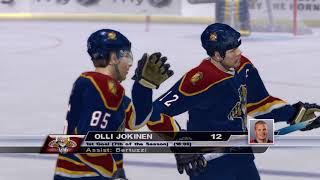 NHL 2K7 Xbox 360 gameplay Season mode - San Jose Sharks vs Florida Panthers