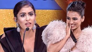 Kannada Actresses Samyuktha Hegde \u0026 Sruthi Hariharan adores each at the South Movie Awards