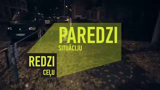 Kampaņa “REDZI – PAREDZI!” gājējs