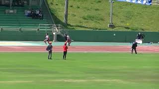 20220417朝日記録会 高校男子4x100mリレー第1組