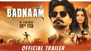 Badnaam (Official Trailer) Jayy Randhawa | Jasmin Bhasin | Mukesh Rishi | New Punjabi Movie 28 Feb