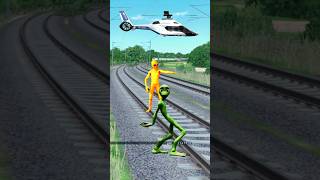 Funny alian 👽 high speed train video #vfxshort