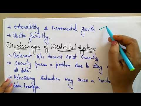 What are advantages of distributed system?