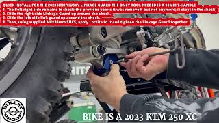 2023 KTM Husqvarna Linkage Install