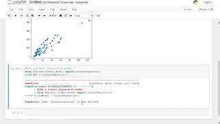 Linear Regression Model with one variable using Python(4)