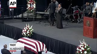 Memorial for US civil rights icon John Lewis held