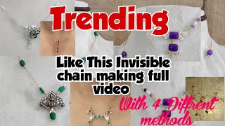 Trending Invisible chains ⛓️ Making full video | Tutorial | 4-Easy Methods🥳 | Begginers | #krishna