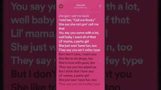 StaySolidRocky: Party Girl (Speed Up) | #Lyrics