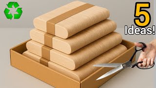 5 Incredible Popsicle Stick Ideas That Are Worth Hundreds of Dollars.!Waste Recycling Ideas.♻️ #2025