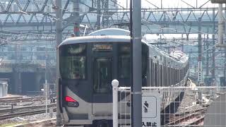 JR阪和線 223系0番台+225系5000番台東芝IGBT 関空・紀州路快速関西空港/和歌山行き　天王寺到着・発車