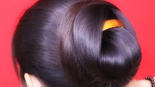 न्यू स्टाइलिश और ट्रेंडी बन हेयरस्टाइल | Easy Juda for हर मौका | Claw Clip hairstyles for long hair