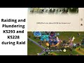 Raiding and plundering K5293 and K5228 | Kingdom Raid | King of Avalon