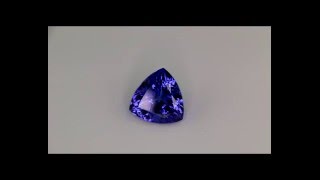 Tanzanite, taglio trillion, 4.10 ct.