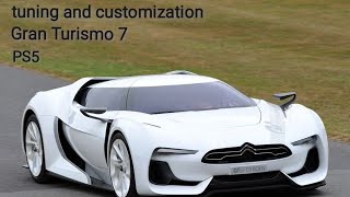 Gran Turismo 7 - PS5 - tuning and customization GT Citroen Road car