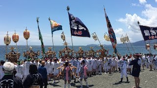 2017年 松原神社例大祭 幸睦連合お浜降り