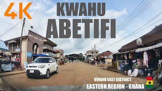 Kwahu Abetifi Drive Tour in the Eastern Region of Ghana 4K