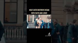 meat eater VS vegan #shorts