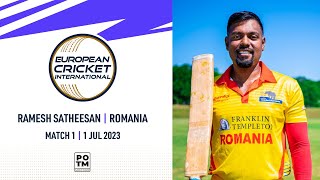 POTM: R.Satheesan - ROM vs CRO | Highlights | ECI Sweden | 1 July 2023 | ECI23.076