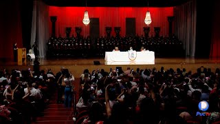 CURSO DE DIREITO DA PUC GOIÁS INICIA A SÉRIE DE SONELIDADES DE COLAÇÕES DE GRAU DA UNIVERSIDADE