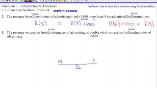 Functions 1 3 Function Notation Revisited