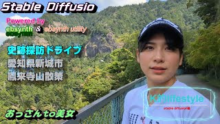 【ドライブ美女】史跡ドライブ　愛知県series　鳳来山　東照宮＆鳳来寺巡り