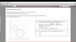 Exploring the similarity of circles