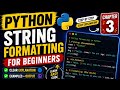 Python String Formatting Tutorial 🔥 | Chapter 3 Hindi | f-string, format(), % formatting #python 