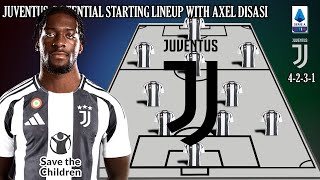 JUVENTUS  POTENTIAL STARTING LINEUP WITH AXEL DISASI | TRANSFER NEWS