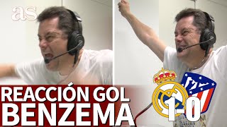 Roncero rendido a Benzema: la eufórica reacción tras el tanto | Diario AS